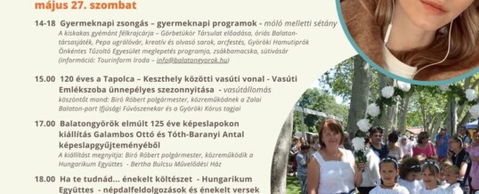 Pünkösdi Szezonnyitó Napok 2023. május 27-29.